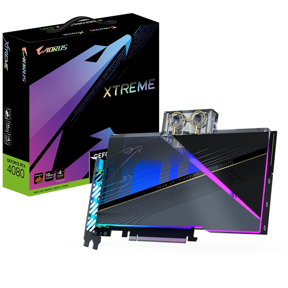 Gigabyte AORUS GeForce RTX 4080 16GB XTREME WATERFORCE WB